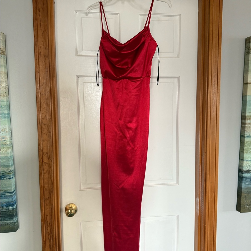 Elegant Red Women's Dress